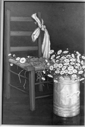 Registro fotográfico de la pintura "La silla de la marchanta"