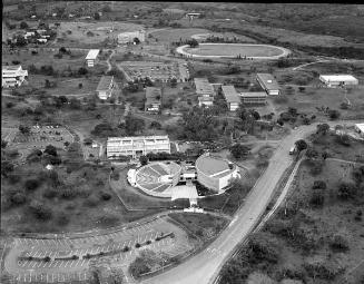Vista aérea del campus de UCMM