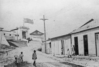Calle San Luís durante la ocupación norteamericana
