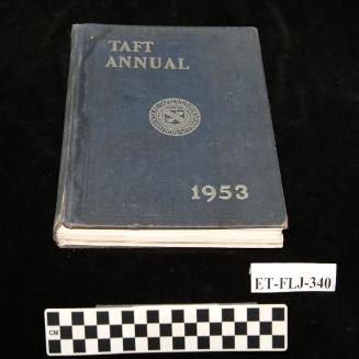 Anuario escolar Taft Annual 1953
