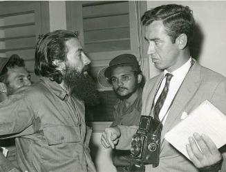 Bernard Diederich y  Camilo Cienfuegos
