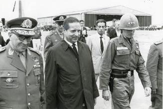 General Bruce Palmer, José A. Mora y Hugo Panasco Alvín