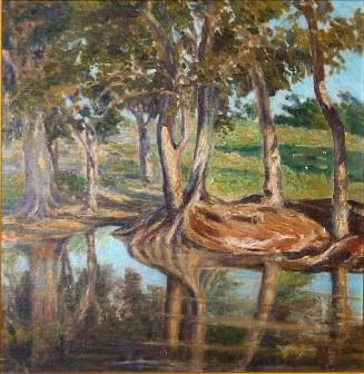 Pintura, Arboles al borde de la laguna (1931)