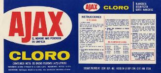 Etiqueta envolvente, cloro Ajax®