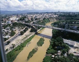 Vista aérea del río Yaque