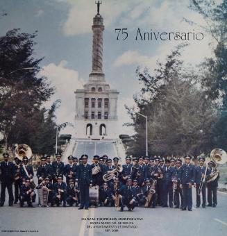 Carátula para disco de la  Banda Municipal de Santiago