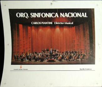 Afiche Orquesta Sinfónica Nacional
