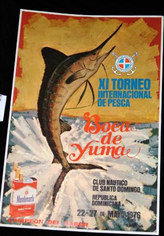 Cartel informativo del XI Torneo Internacional de Pesca "Boca de Yuma"
