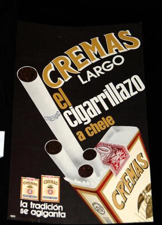 Afiche cigarrillos Cremas