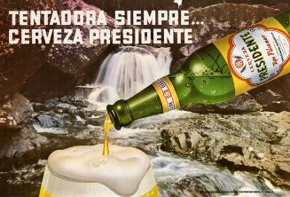 Afiche cerveza Presidente