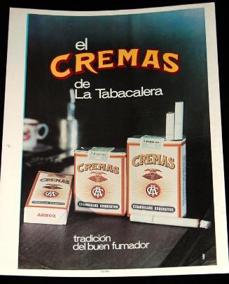 Afiche cigarrillos Cremas