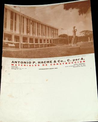 Afiche para calendario Antonio P. Haché