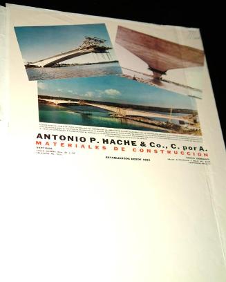 Soportes para calendarios patrocinados por Antonio P. Haché & Co., C. por A.