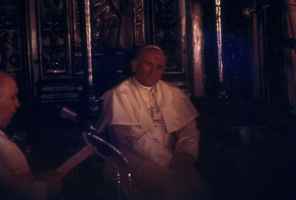 Juan Pablo II en la Catedral de Santa María de la Encarnación