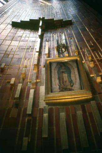 Imagen de la virgen María en su advocación de Guadalupe