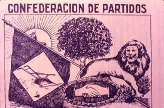 Afiche de la Confederación de Partidos