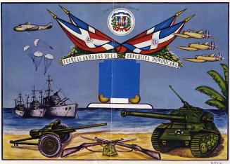 Afiche de las Fuerzas Armadas Dominicanas