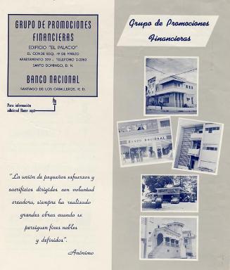 Panfletos del Grupo de Promociones Financieras
