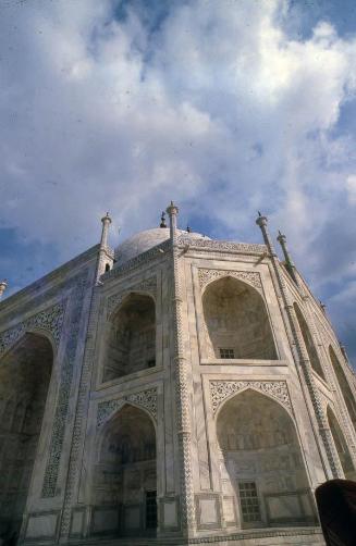 Detalle del mausoleo del Taj Mahal