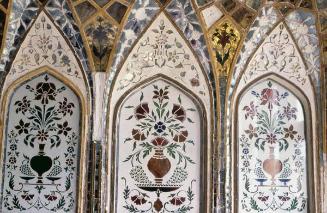 Detalles decorativos del Sheesh Mahal