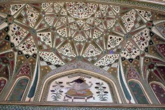 Detalles decorativos del Sheesh Mahal