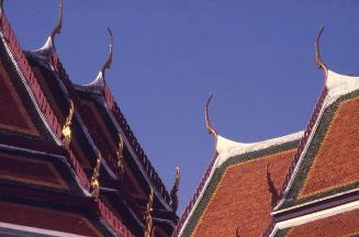 Ornamentos en techos de Tailandia
