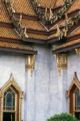 Detalles arquitectónicos en Tailandia