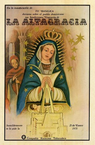 Afiche, inauguración de la Basílica de Nuestra Señora de la Altagracia