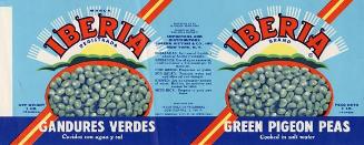 Etiquetas envolventes para latas con gandures verdes Iberia