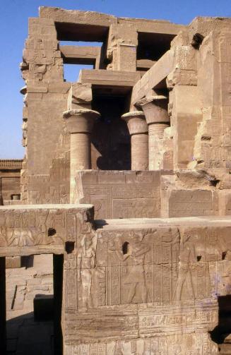 Detalle de ruinas del Antiguo Egipto