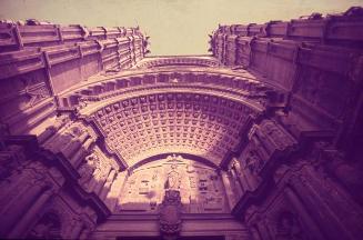 Detalle de la fachada frontal de la Catedral de Santa María de Palma de Mallorca