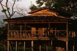 Cabaña de madera en Santiago