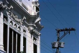 Detalle de edificio antiguo en Puerto Plata