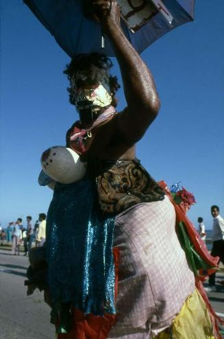 Roba la gallina en carnaval de Santo Domingo