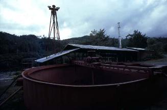 Maquinarias de la mina de cobre en Mata Grande