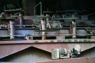 Detalles de maquinarias de la mina de cobre en Mata Grande