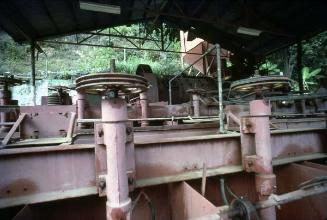 Detalles de maquinarias de la mina de cobre en Mata Grande III