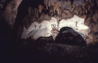 Pictografías en una cueva del Parque Nacional del Este IX