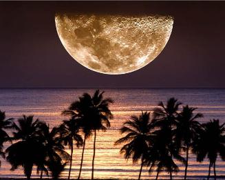 Luna Sobre el Caribe