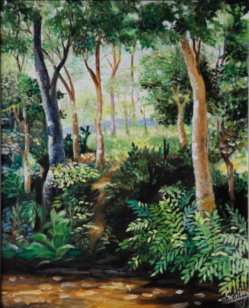 Pintura, Bosque