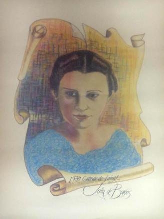 Serigrafía/color, Retrato de Julia de Burgos