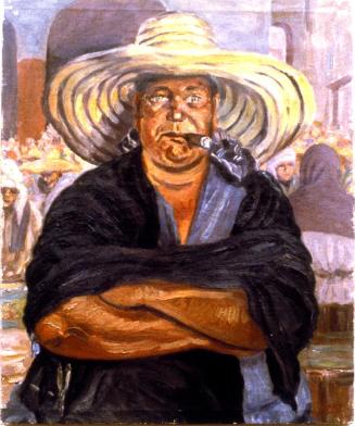 Francisca, marchanta del mercado de Santiago