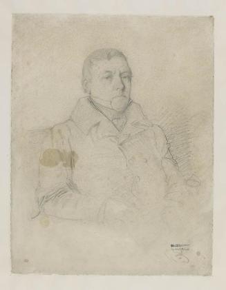 Retrato de Benoît Chassériau, padre del artista