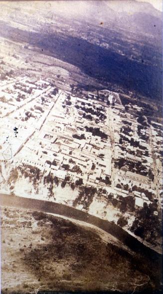 Vista aérea de la villa de Santiago.1919-1922