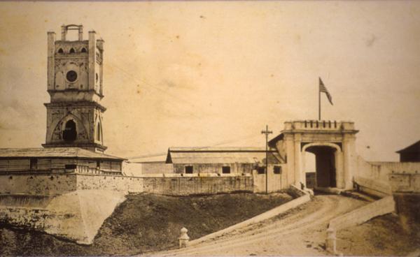 Fachada norte de la fortaleza San Luis. 1919-1922