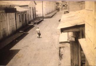 Estampa callejera de la villa de La Vega. 1919-1922