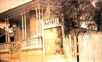 Casa en calle Sánchez donde vivieron oficiales norteamericanos; casa donde vivió el Teniente comandante Anson  McCreary en calle San Luis. 1919-1922