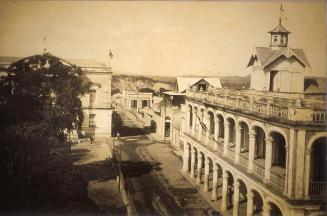 Vista de la calle Del Sol, desde la iglesia del Carmen.1919-1922