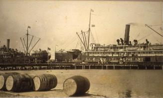 Vista del puerto de Puerto Plata. 1919-1922