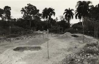 Trazado y excavaciones, Barrera Mordán, Azua